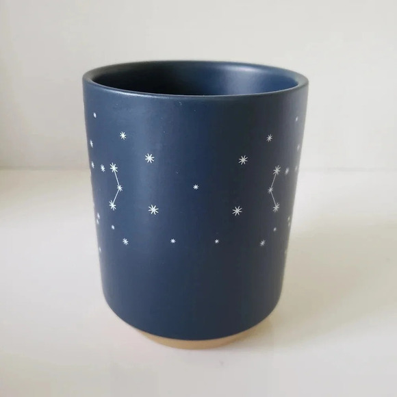 Pet Shop by Fringe Studio Blue/Tan Celestial Dog  Stoneware Mug. - Picture 4 of 7